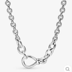 Pandora Silver Infinity Knot Necklace